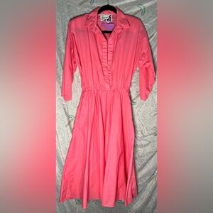 The American Shirt Dress- Pink
